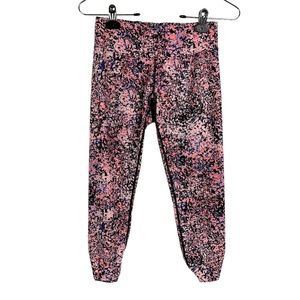 Calvin Klein Performance Multicolor Colorful Spatter Print Legging Size XS